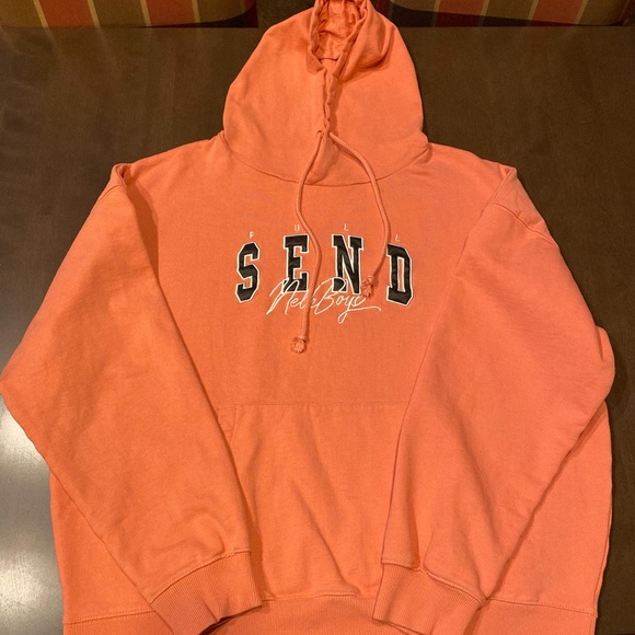pink nelk hoodie